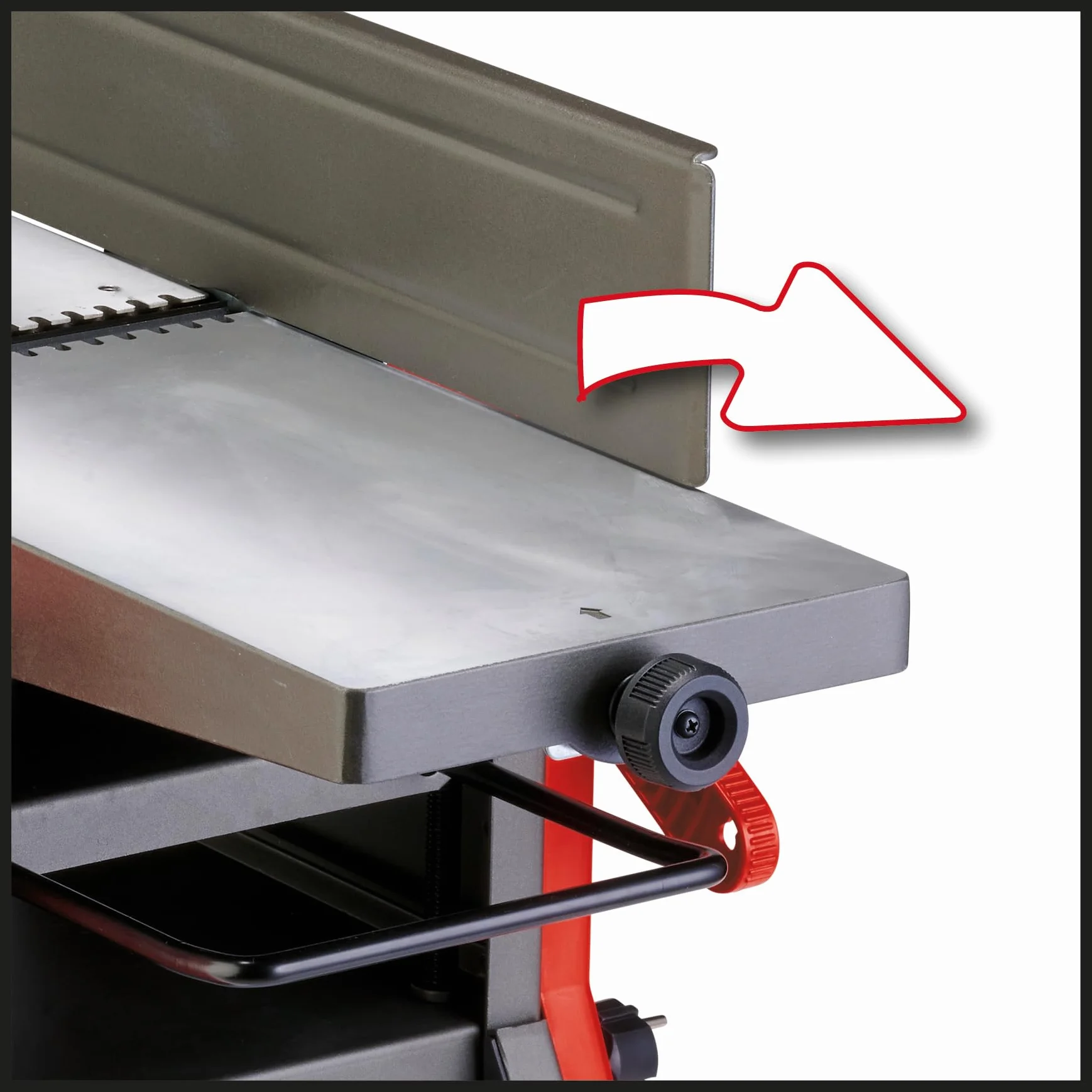 Einhell Stationäre Hobelmaschine TC-SP 204/2 (1500 W, 9000 min-1, 204 mm Hobelbreite, stabile Konstruktion zum Dickenhobeln und Abrichten, ausziehbarer Ausgabebügel)