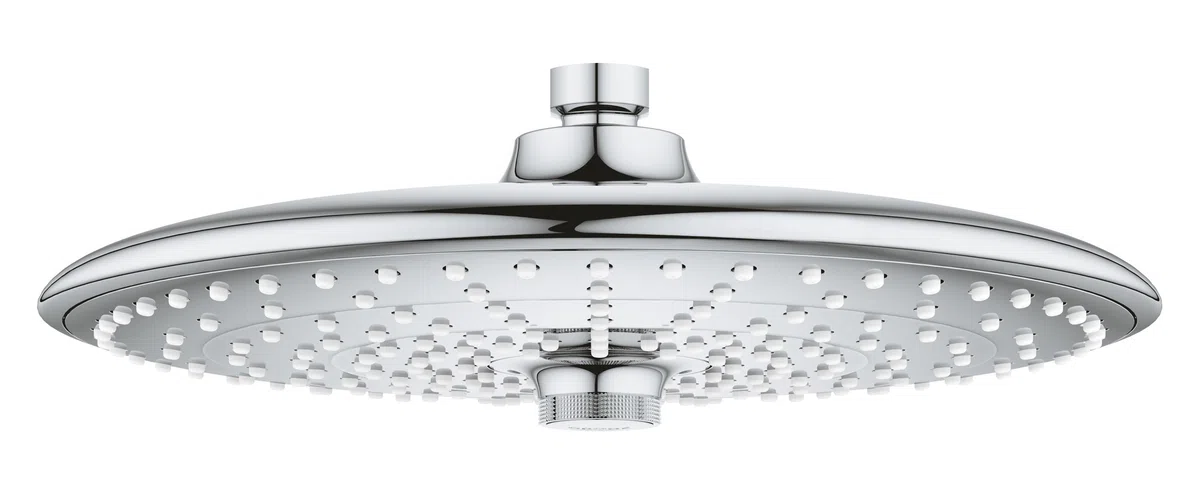 GROHE Euphoria 260, Kopfbrause, 13l pro Min (Regendusche mit 3 Strahlarten, Duschkopf mit Antikalk System, leicht montierbar), chrom, 26455000