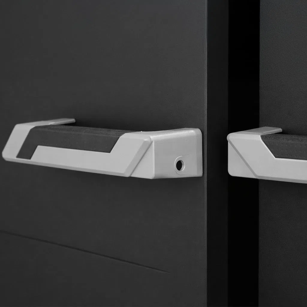 Ondis24 Kunststoffschrank Prime Beistellschrank mit 3 Böden verstellbar 15 kg Schwarz Abschließbar Mehrzweckschrank für Haushalt, Keller & Abstellraum (Schloss Nicht enthalten) (172cm)