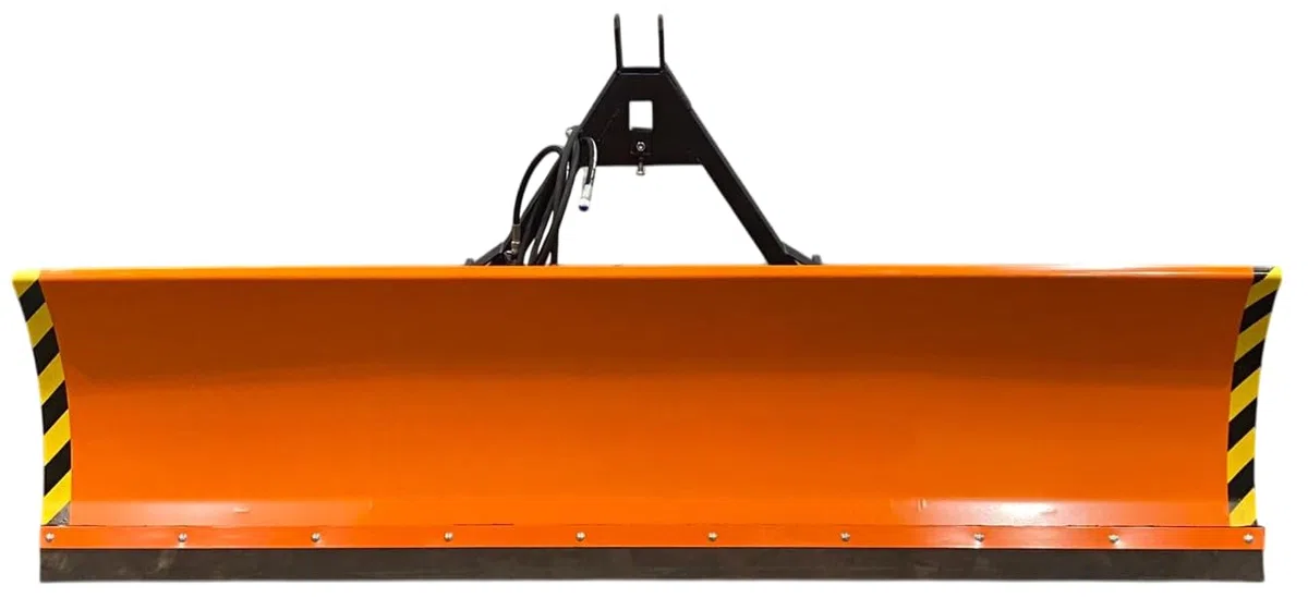 Schneeschild Schneeschieber Schneepflug für Bulldog Kat-2 Traktor / 200x57cm inklusive Hydraulikzubehör