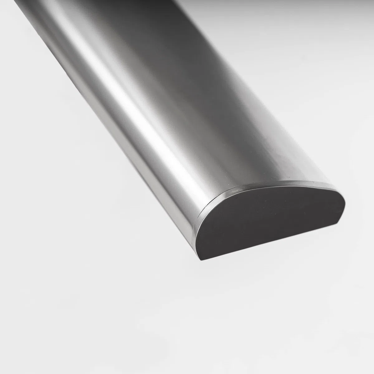 DOLLE Brüstungsgeländer Set aus Aluminium seitliche Montage Tropfenform 150 cm
