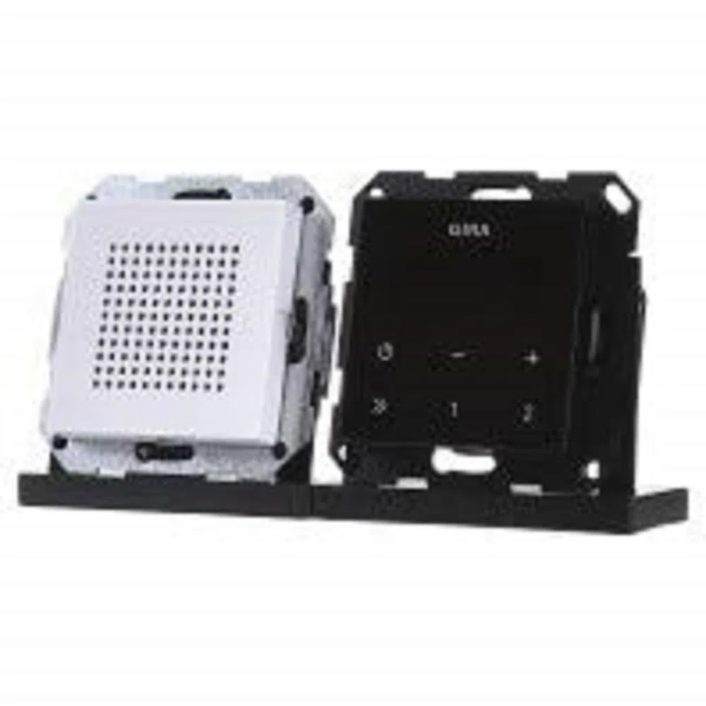 Gira 228005 Unterputz Radio RDS System 55, schwarzglasoptik