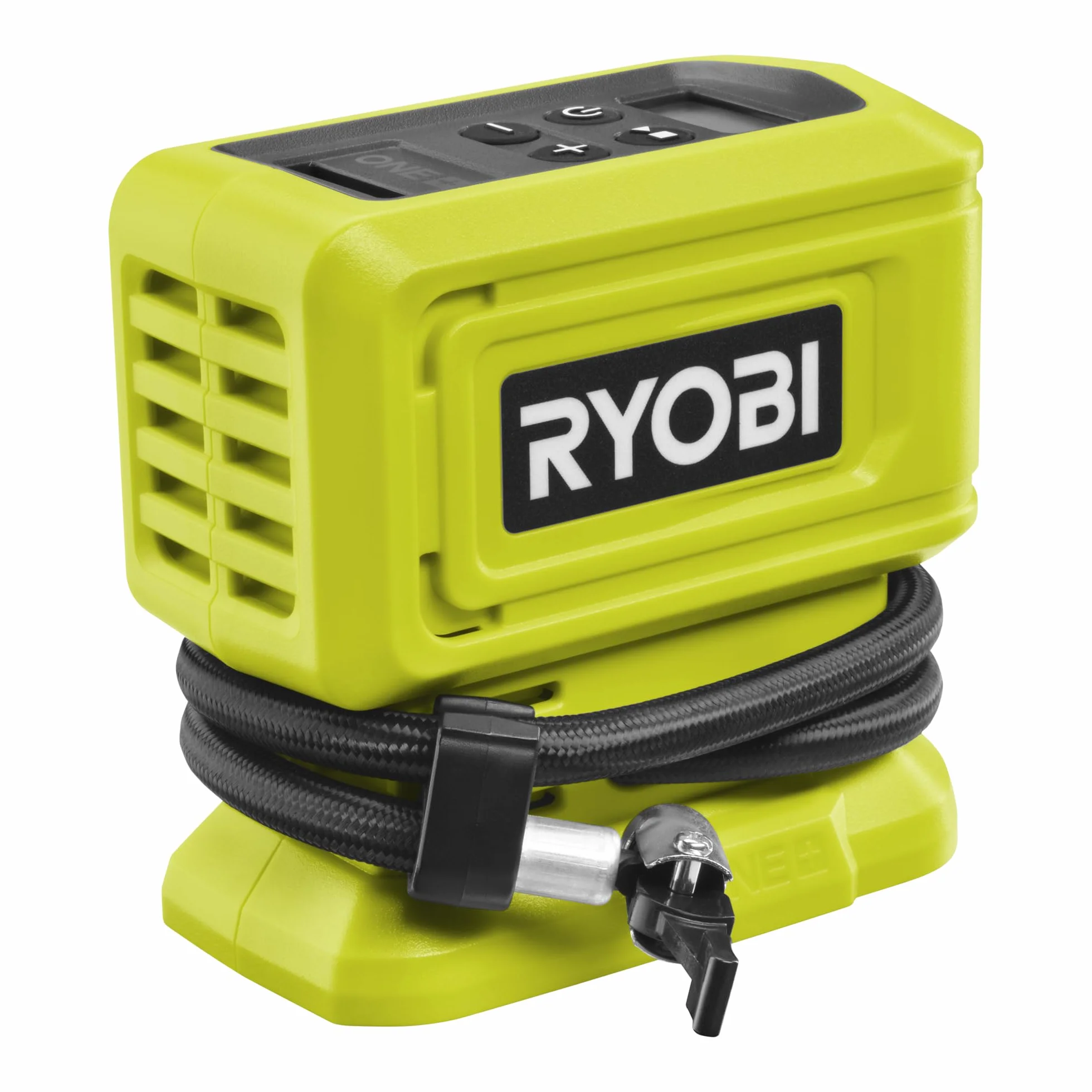 RYOBI 18 V ONE+ Akku-Mini-Kompressor RPI18-0, 11 bar max. Druck, Digitalanzeige, ohne Akku und Ladegerät