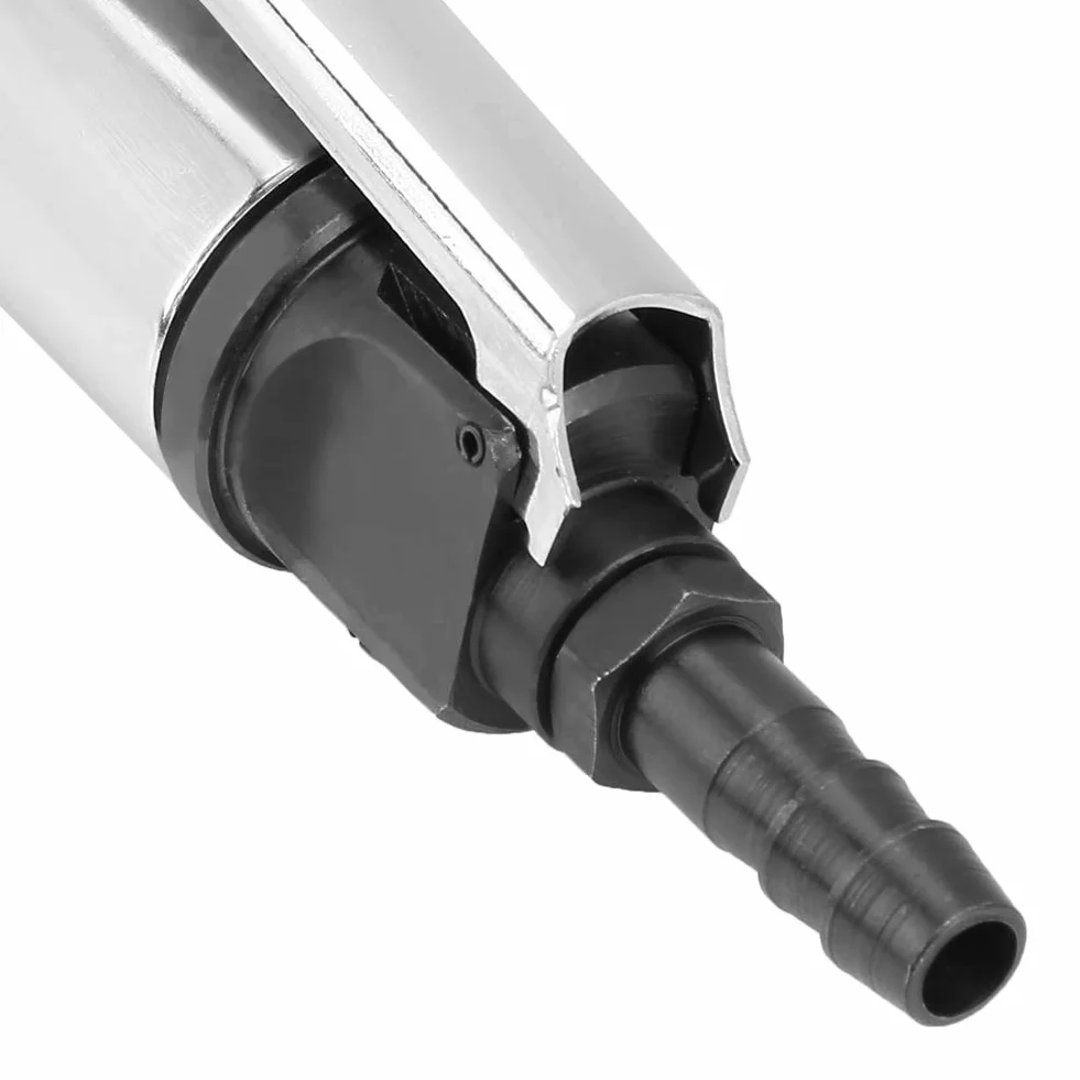 Pneumatischer Meißelhammer 1.5J Schlagkraft 25mm Zylinder Luftverbrauch 7l/s Für Sandstrahlen Schweißschlacke Und Steinbearbeitung Mit Geradem Und Gebogenem Meißel