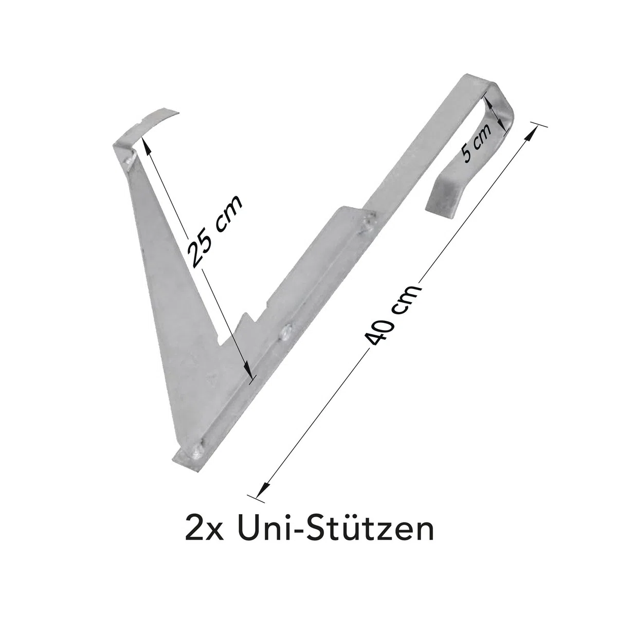 Schneefanggitter Rot 1,5 m, 7-teiliges Set inkl. Auflageschutz, Made in Germany, 233 kg pro Meter stark, universales Schneefangsystem, blitzschnell montiert
