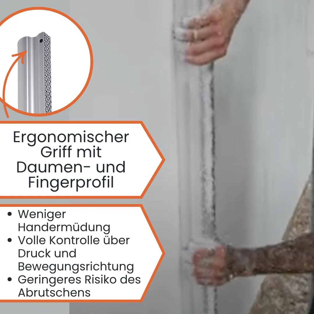 1600mm Styropor - Schleifbrett aus Aluminium - Extra Lang – Raspelbrett zum Nivellieren von Styroporplattenstößen – Schnell große Flächen glätten