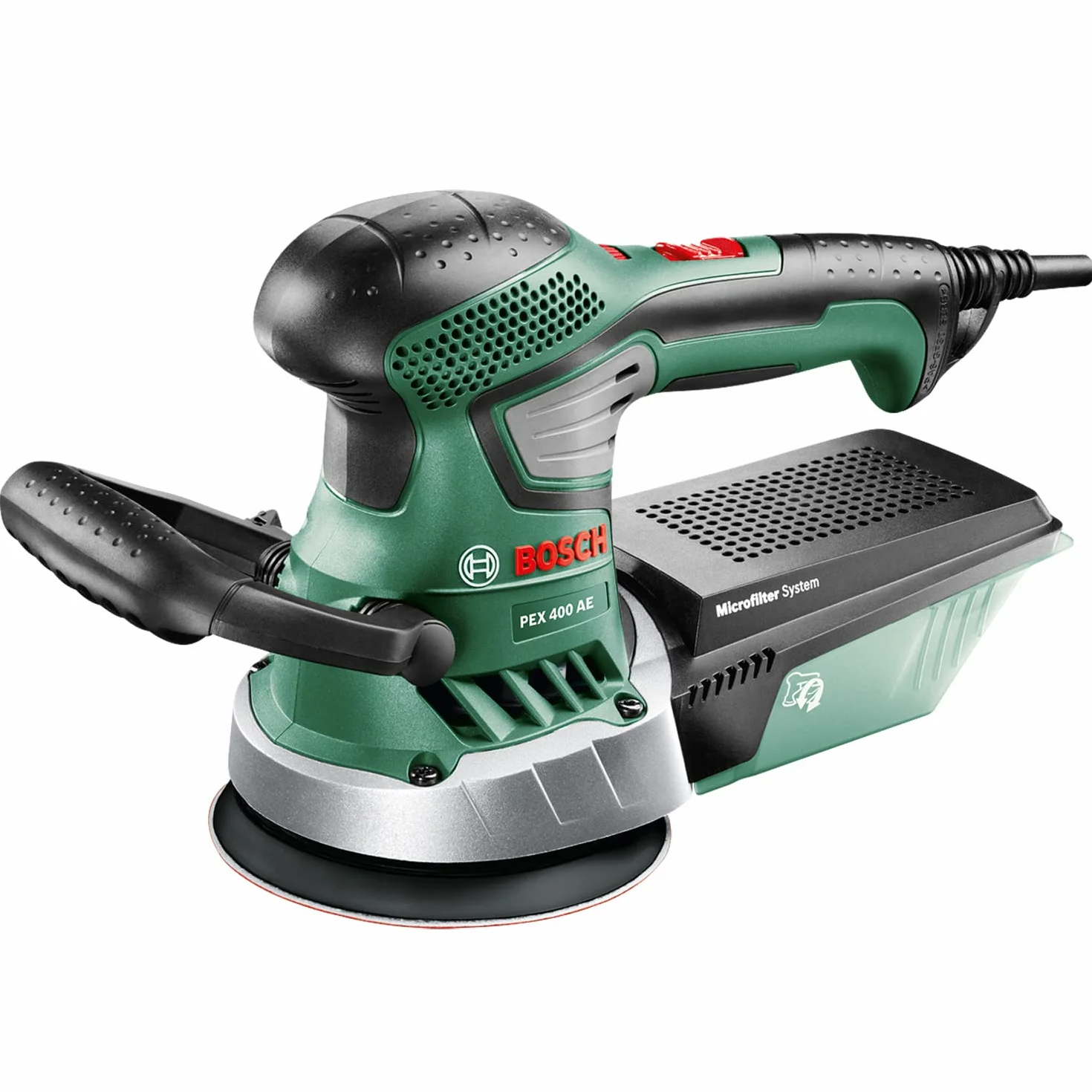 Bosch Exzenterschleifer PEX 400 AE (370 Watt, im Koffer)