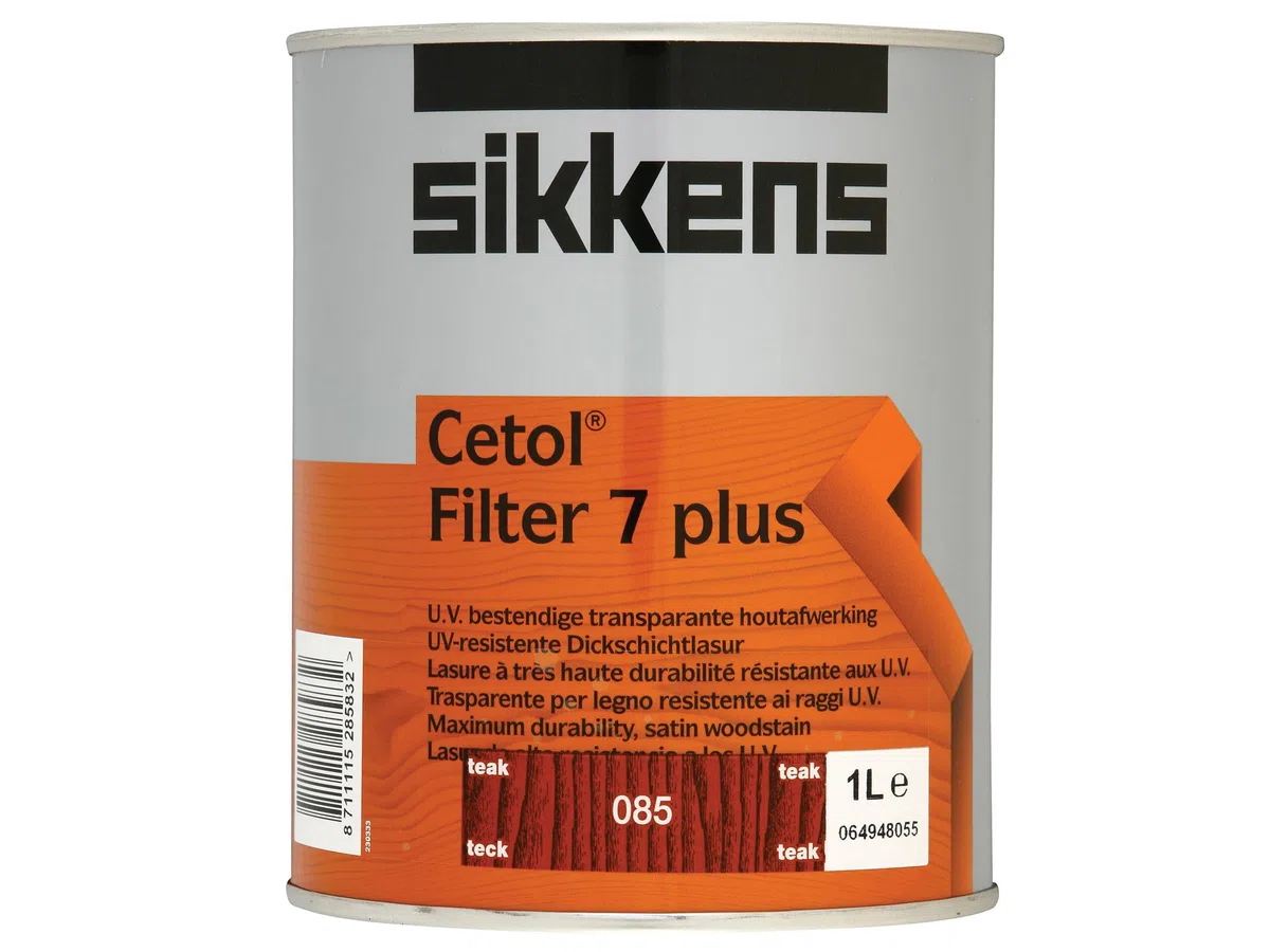 Sikkens 1L Cetol Filter 7-Plus, durchscheinende Holzbeize, Teak SIKCF7PT