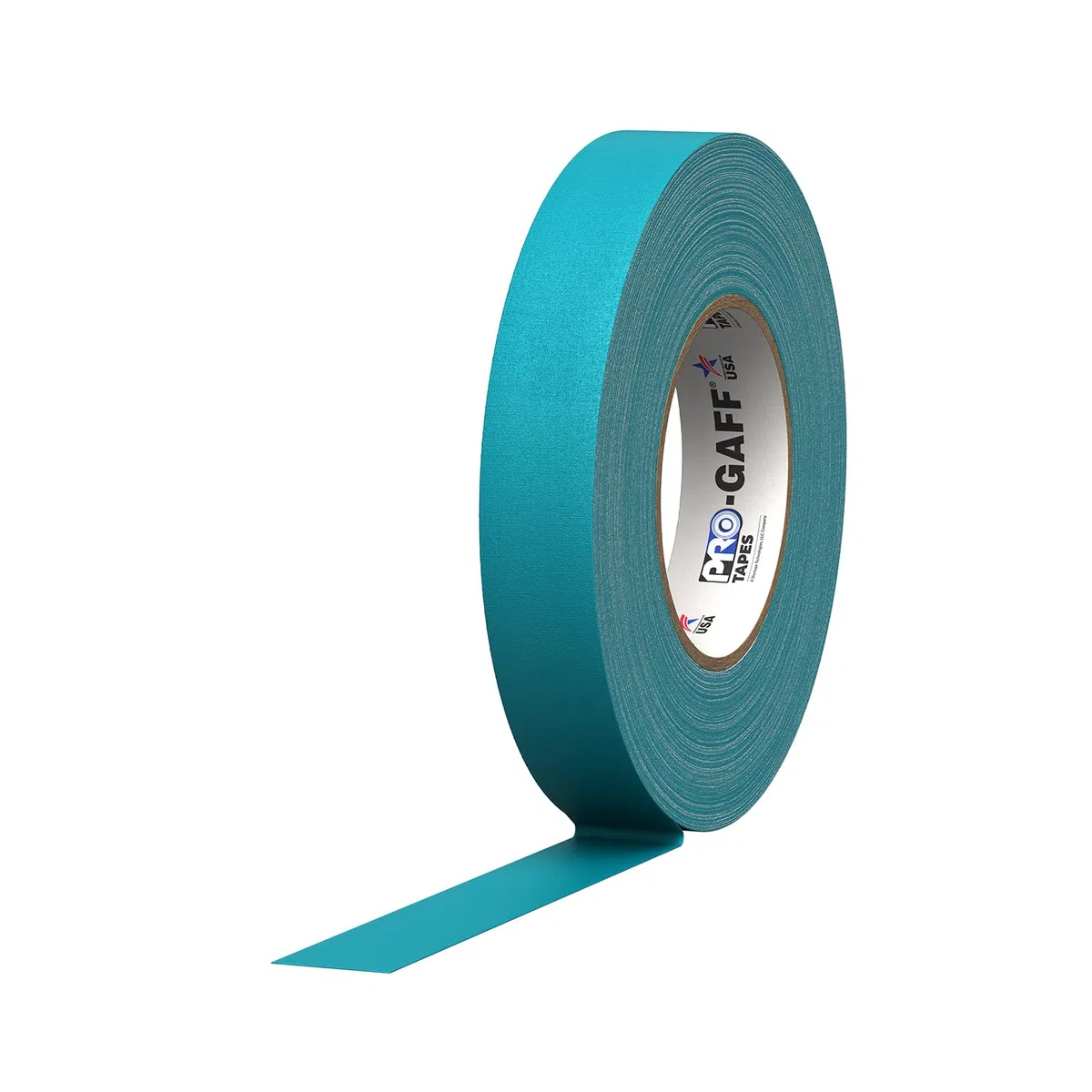 ProTapes 840178015679 Pro Gaff Premium Reinigungstuch matt Gaffers Tape mit Gummi Kleber, 11 Mil Dick, 55 YD. Länge, 2,5 cm Breite, Blaugrün