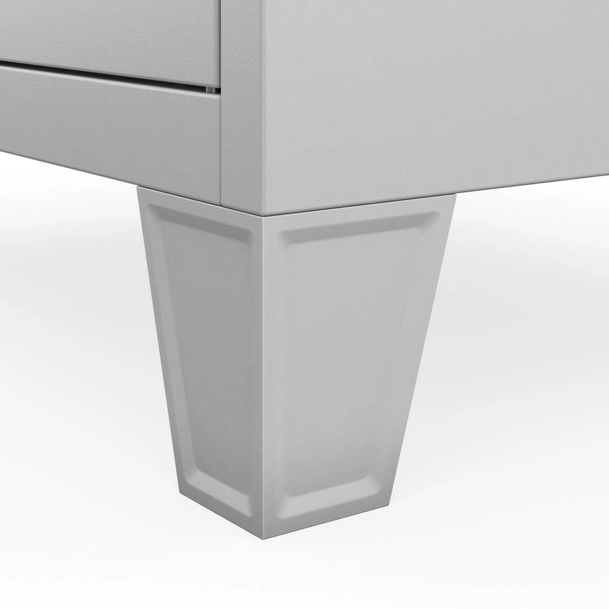 Jan Nowak Spind Metall Schliessfachschrank 4 Fächer Metallschrank abschliessbar 56 x 172 x 45 cm Sozialschrank mit Belueftung Kleiderstange Personalspind