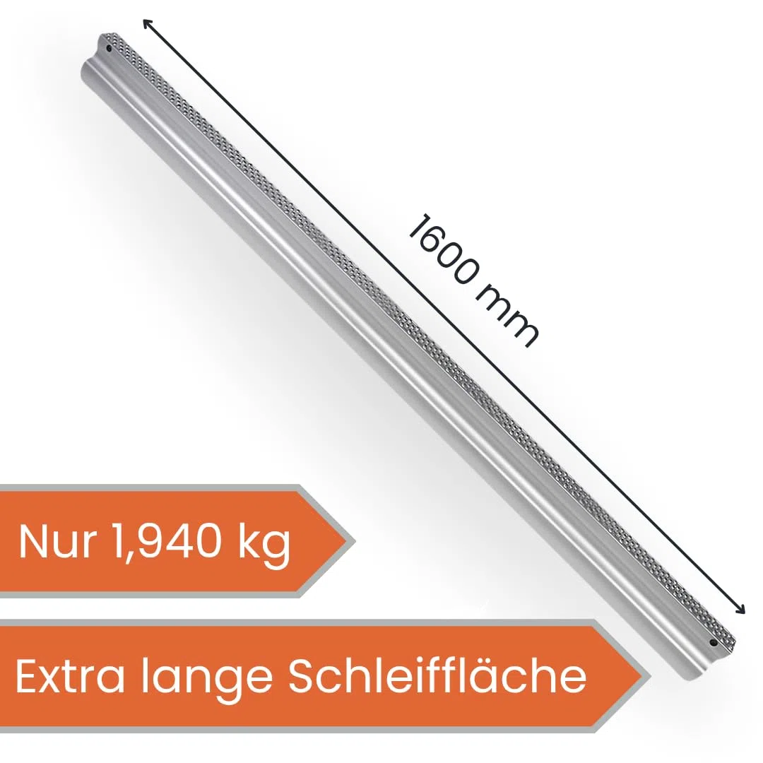 1600mm Styropor - Schleifbrett aus Aluminium - Extra Lang – Raspelbrett zum Nivellieren von Styroporplattenstößen – Schnell große Flächen glätten