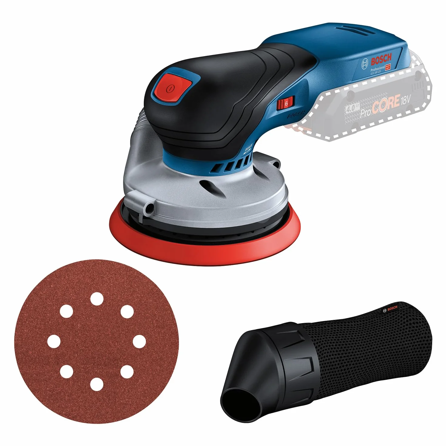 Bosch Professional GEX 18V-125 Akku Exzenterschleifer 125mm 18V System