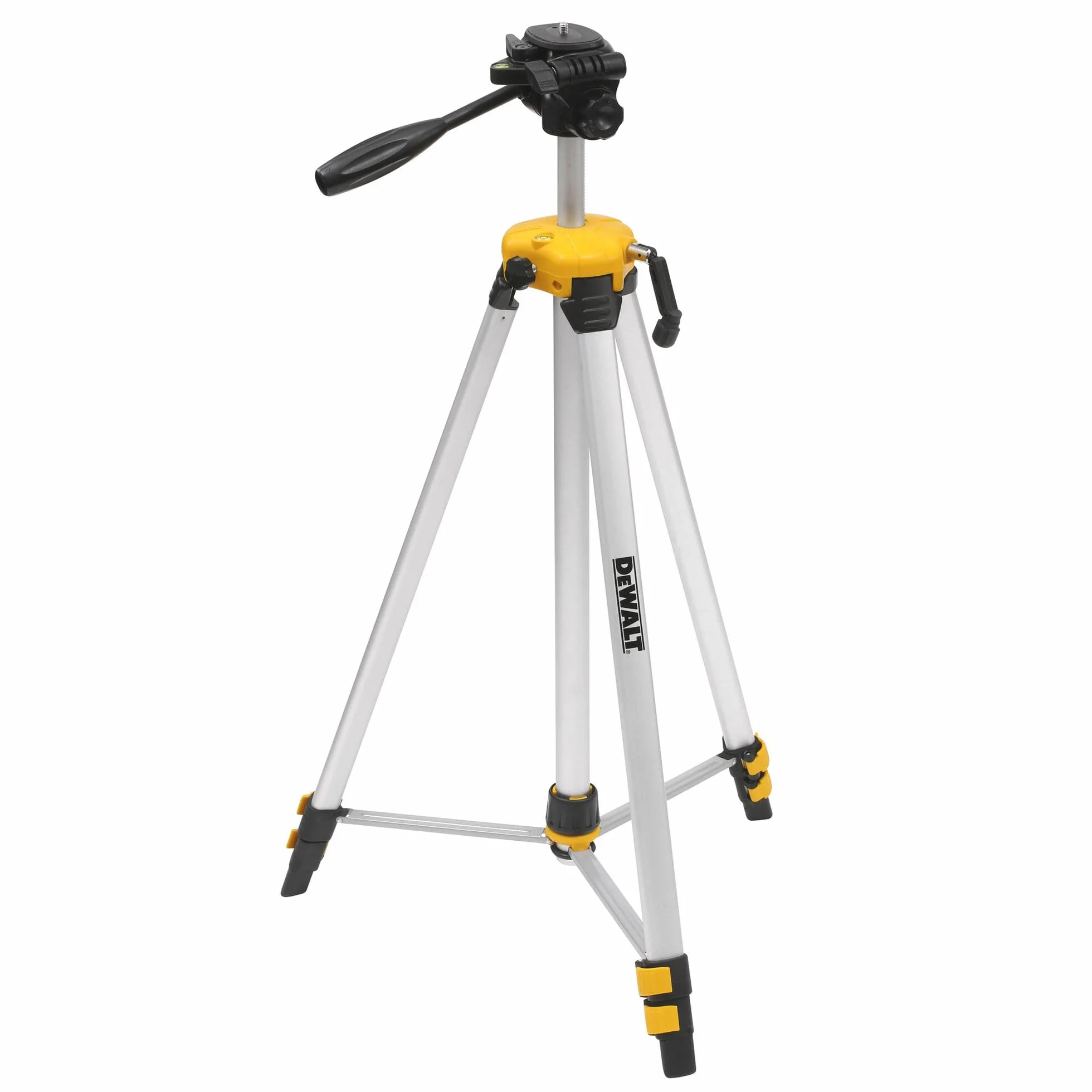DEWALT Aluminium-Stativ DE0881T-XJ 1/4 Zoll 0,75-1,84m 360° Rotation