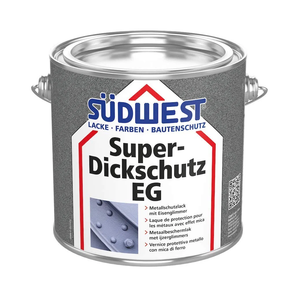 Südwest Super Dickschutz Eisenglimmer DB 703 Anthrazit - mit Rostschutz (750 ml)