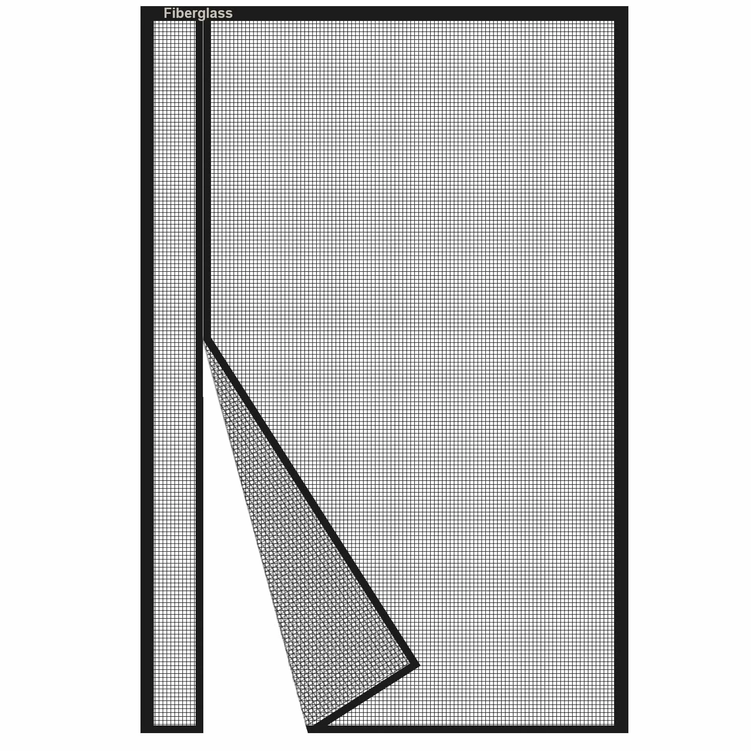 Risareyi Magnet Fliegengitter Tür 140x200cm, Seitliche Öffnung Fliegengitter Balkontür Ohne Bohren Insektenschutz Fliegenvorhang aus Fiberglas Netz Schwarz, mit Klebeband, für Terrassentür Kellertür