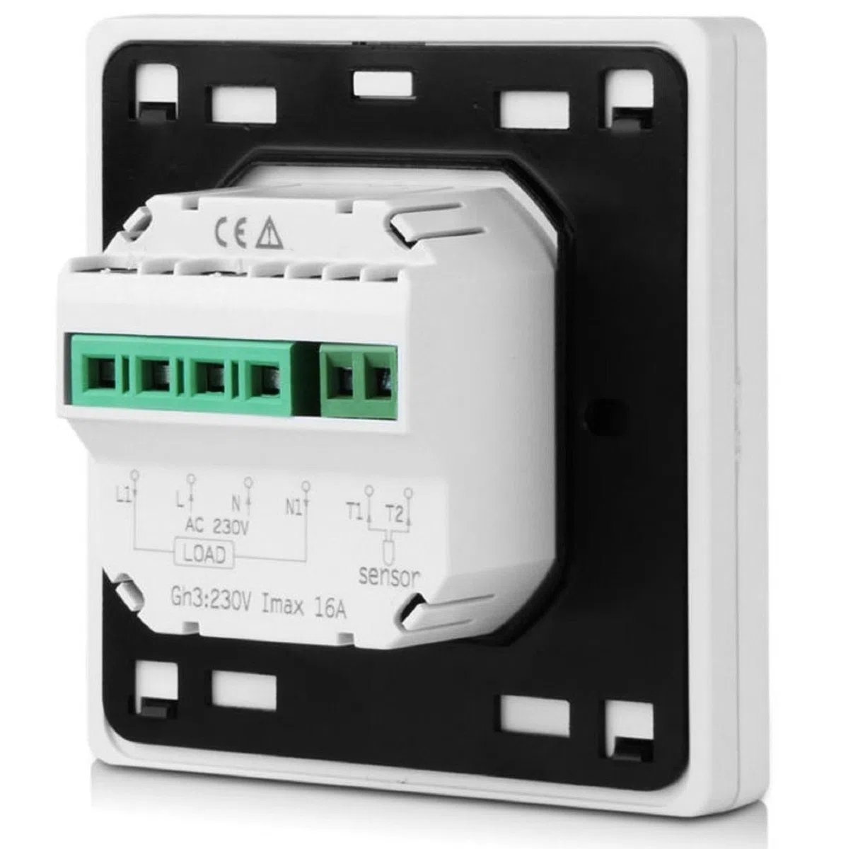 SM-PC®, 4x Set Digital Thermostat Raumthermostat Fußbodenheizung Wandheizung LED weiß #4x a31