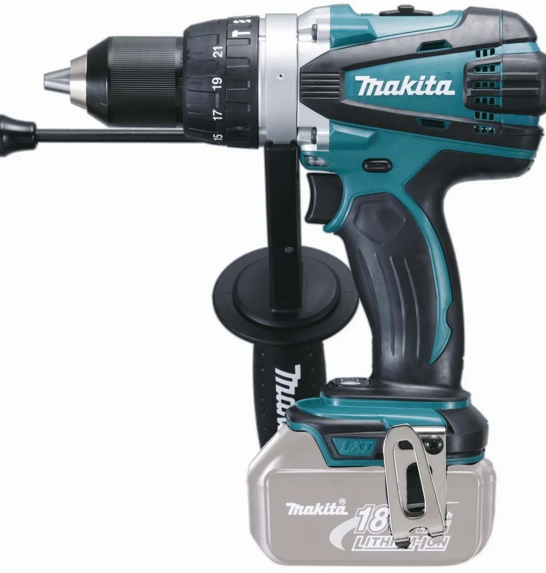 Makita Akku-Schlagbohrschrauber 18 V, im Makpac ohne Akku und Ladegerät, DHP458ZJ