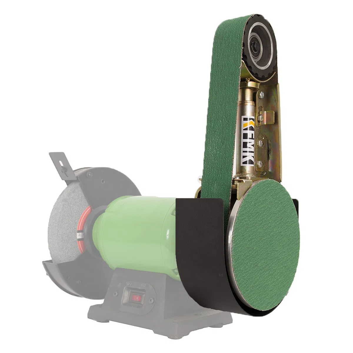 Bandschleifer-Aufsatz für Tischschleifer, 5,1 x 91,4 cm Band und 17,8 cm Scheibe, 5/8 Zoll Dorn für 20,3 cm Schleifmaschine, BD3627B aktualisiertes Modell