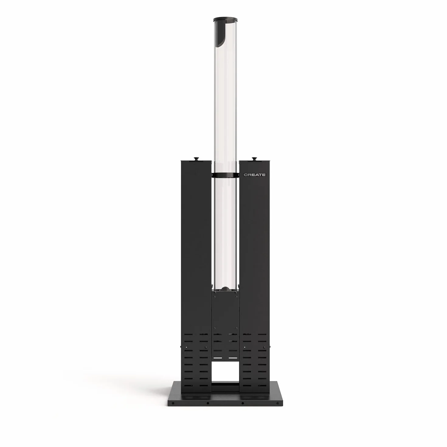 CREATE/FIRE TUBE HEATER/Rauchfreier Pelletofen für den Außenbereich / 8,2 kW, rauchfrei, widerstandsfähige Materialien, Fassungsvermögen 3,6 kg Pellets, Reichweite bis zu 9 m2