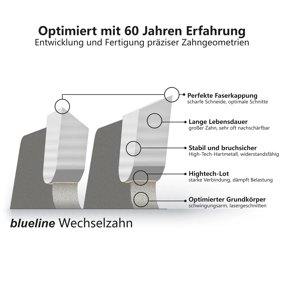 AKE blueline Kreissägeblatt | 350x30 Z72 Wechselzahn, Hartmetall | feiner Schnitt | für Holz, Holzwerkstoff, Holzwerkstoff beschichtet | auf Formatkreissäge, Tischkreissäge
