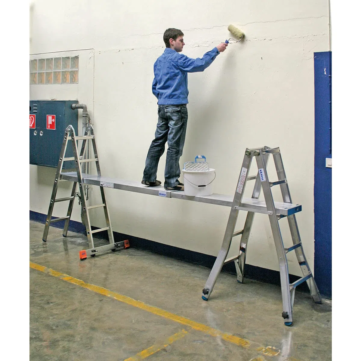 KRAUSE | TeleBoard | Alu-Teleskop-Bohle | Länge 2,05-3,50 m