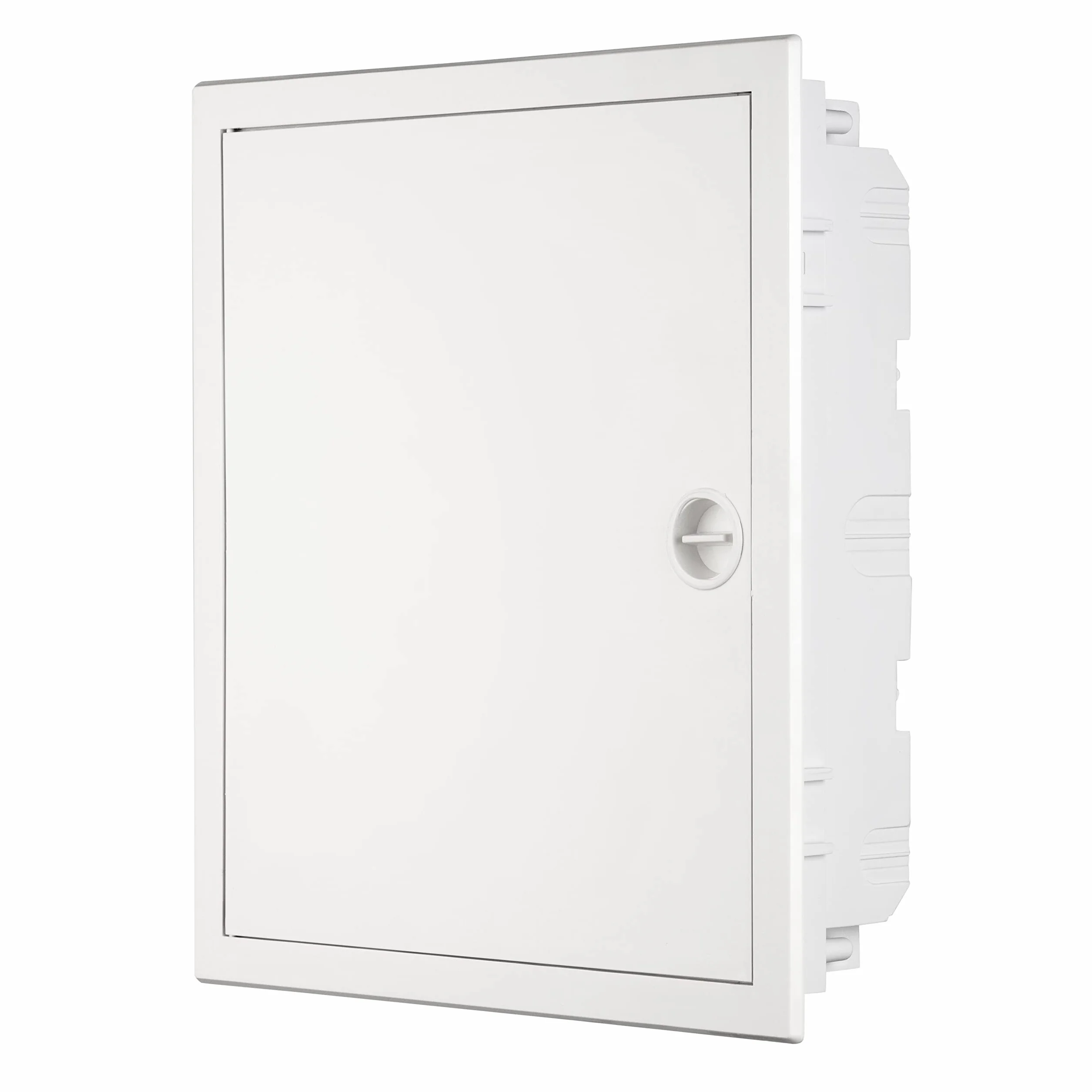 REV Verteilerkasten - Sicherungskasten Unterputz, Schaltschrank 2-reihig 24TE, 400V, 379x341x105mm, weiß