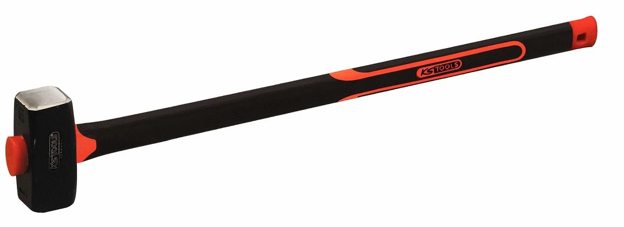 KS Tools 142.6301 Vorschlaghammer mit Fiberglasstiel, 3000g