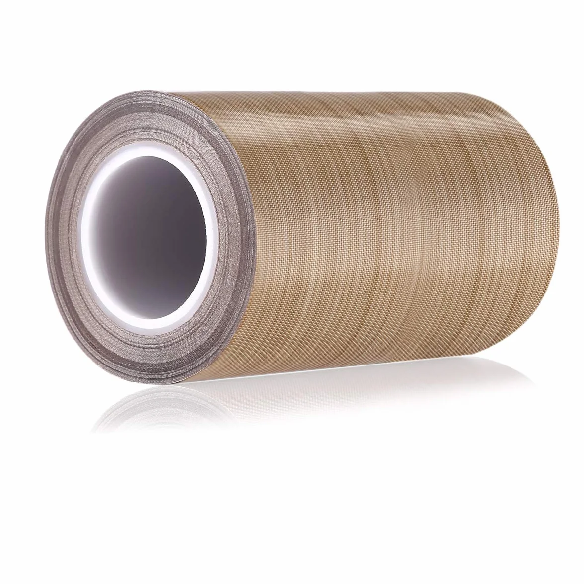 Large Size:100mm PTFE Coated Fiberglass Teflon Tape,high Temperature Tape;Welding Sealing Tape; -196℃ - +300℃ (100mm x 12yards x 0.18mm, Brown 3)