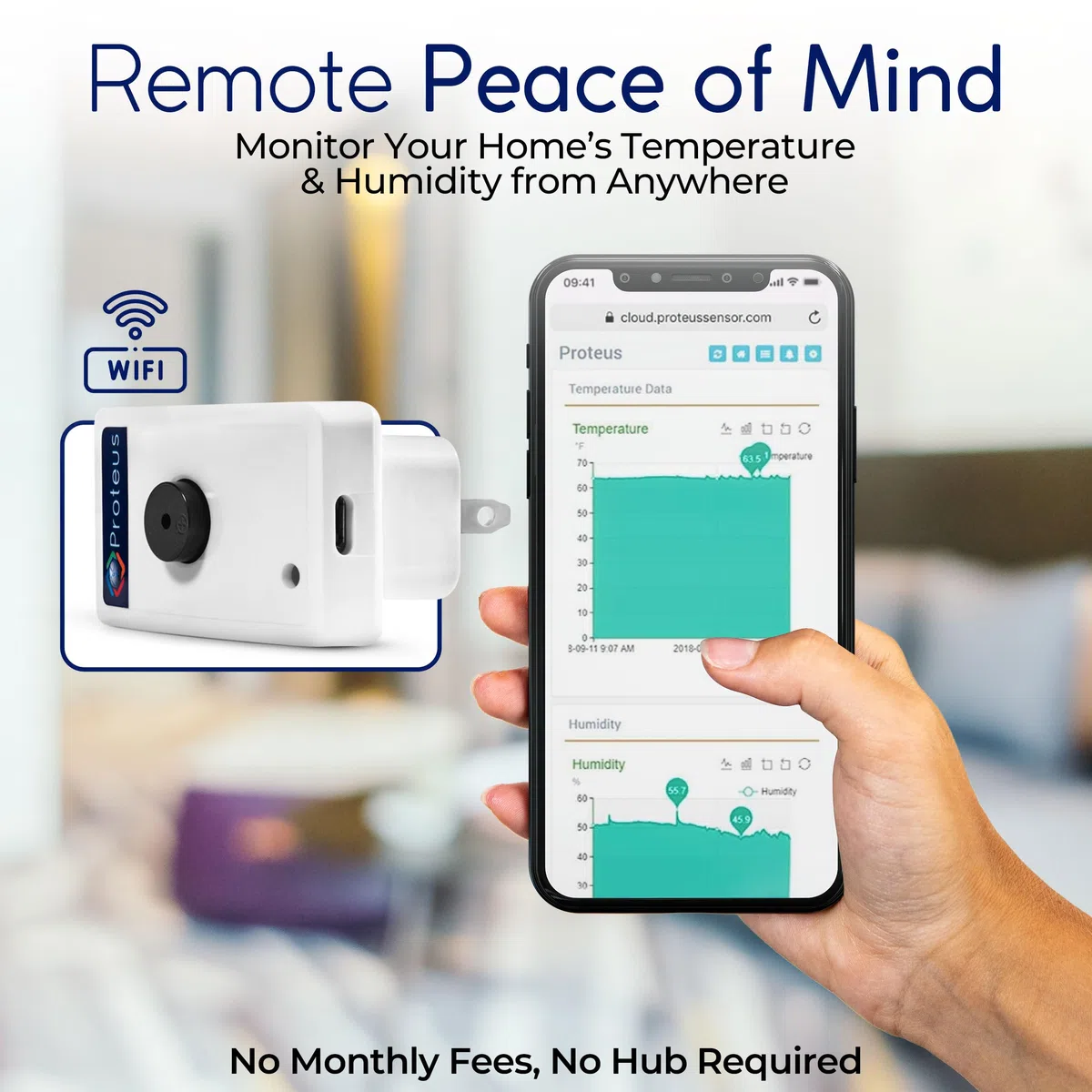 Wifi Temperature Humidity sensor with Buzzer and Email/Text Alerts