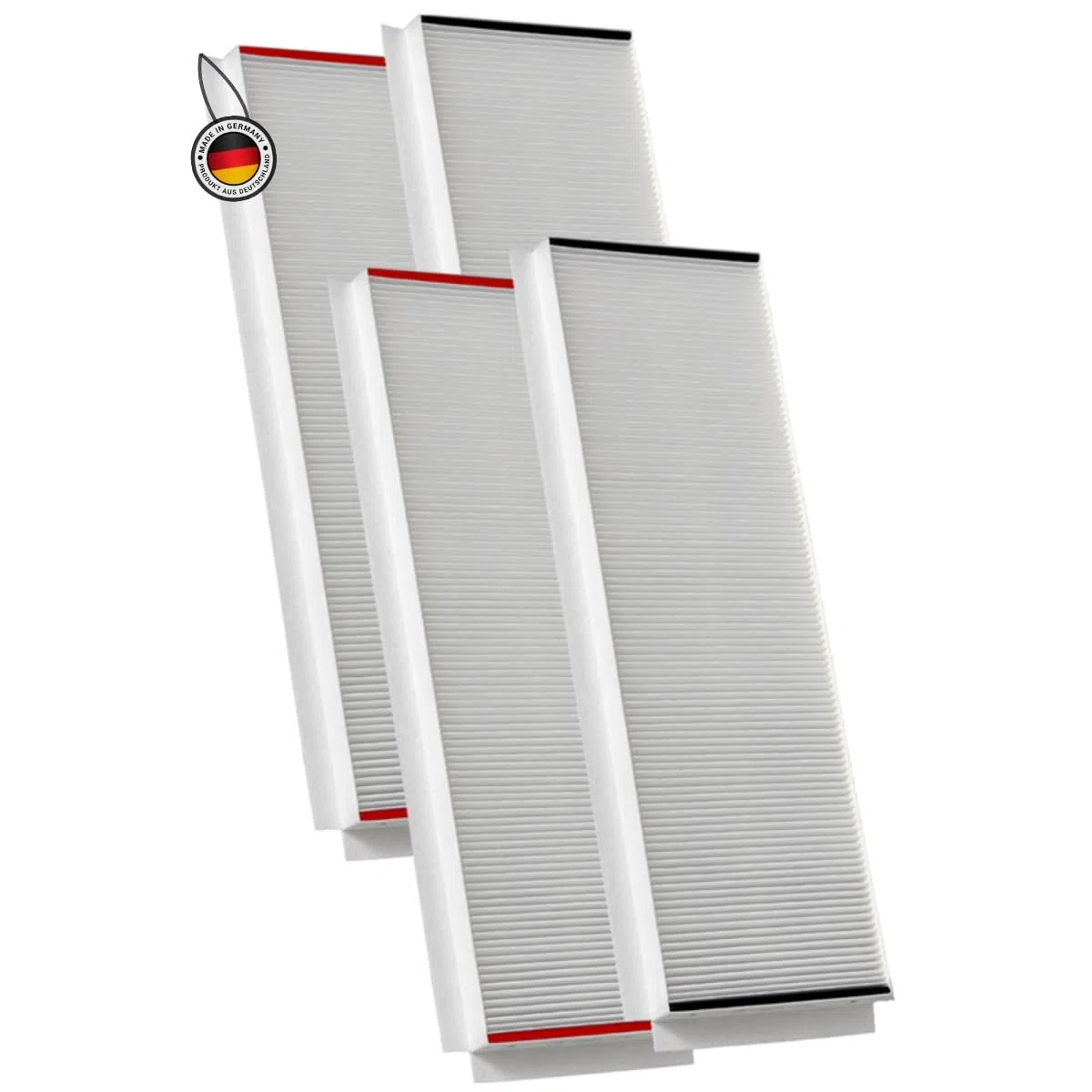 Tops Filter Für Zehnder ComfoAir Q350/450/600 | 4x Pollenfilter G4+F7 | Zehnder Filter ComfoAir Q350 | Ersetzt Original Zehnder 400502013