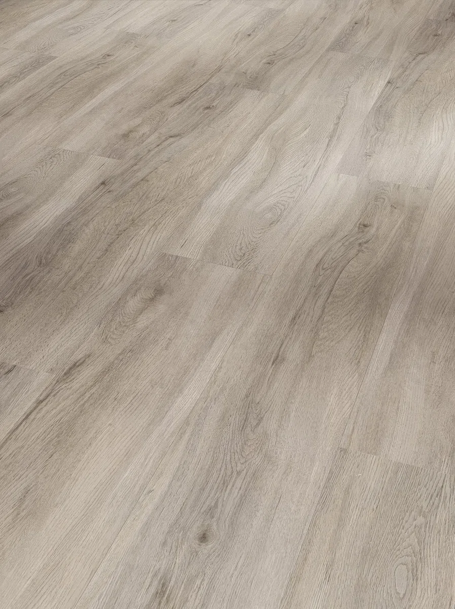 Parador Designboden Vinyl Basic 30 Eiche pastellgrau Holzstruktur Landhausdiele
