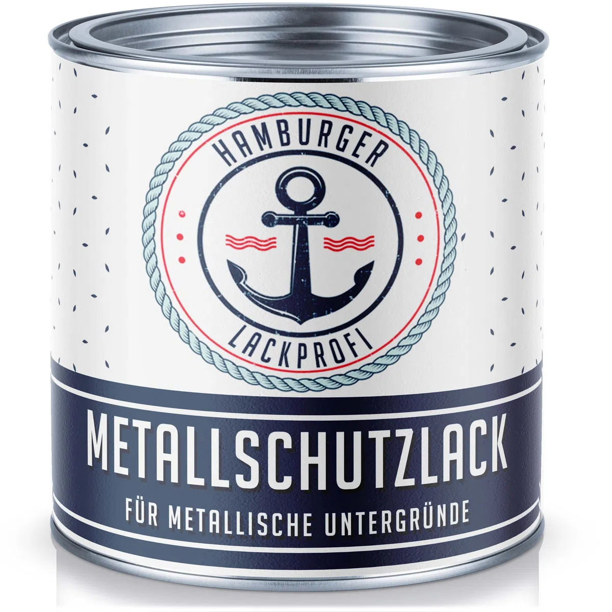 Metallschutzlack MATT Mausgrau RAL 7005 Grau Metallschutzfarbe Metalllack Metallfarbe // Hamburger Lack-Profi (2,5 L)
