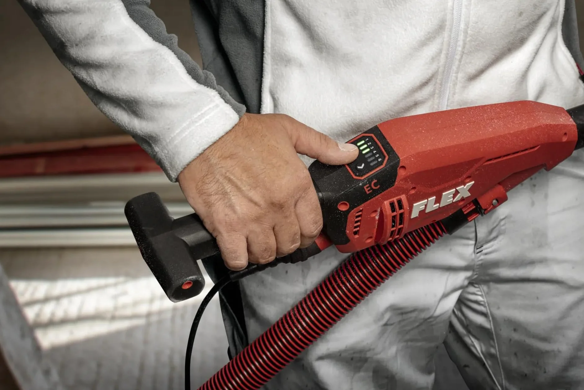 Flex Wand- und Deckenschleifer Giraffe GE 6 R-EC (Leistungsaufnahme 500 W, inkl. Transporttasche) 530900