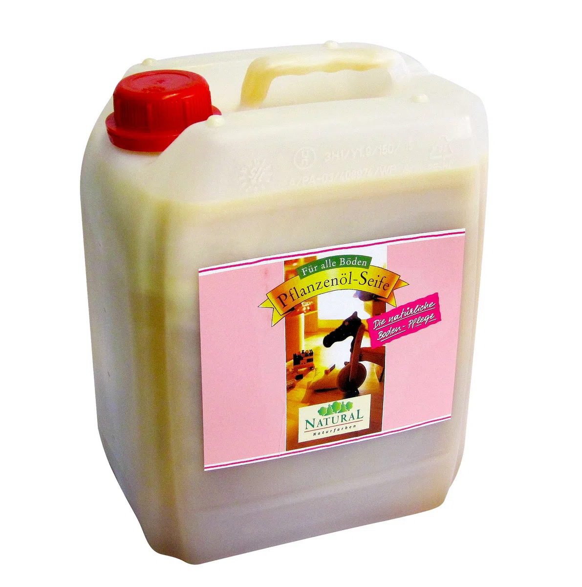 Natural 511 Holzbodenseife 5 Liter Pflanzenöl-Seife Parkettpflege
