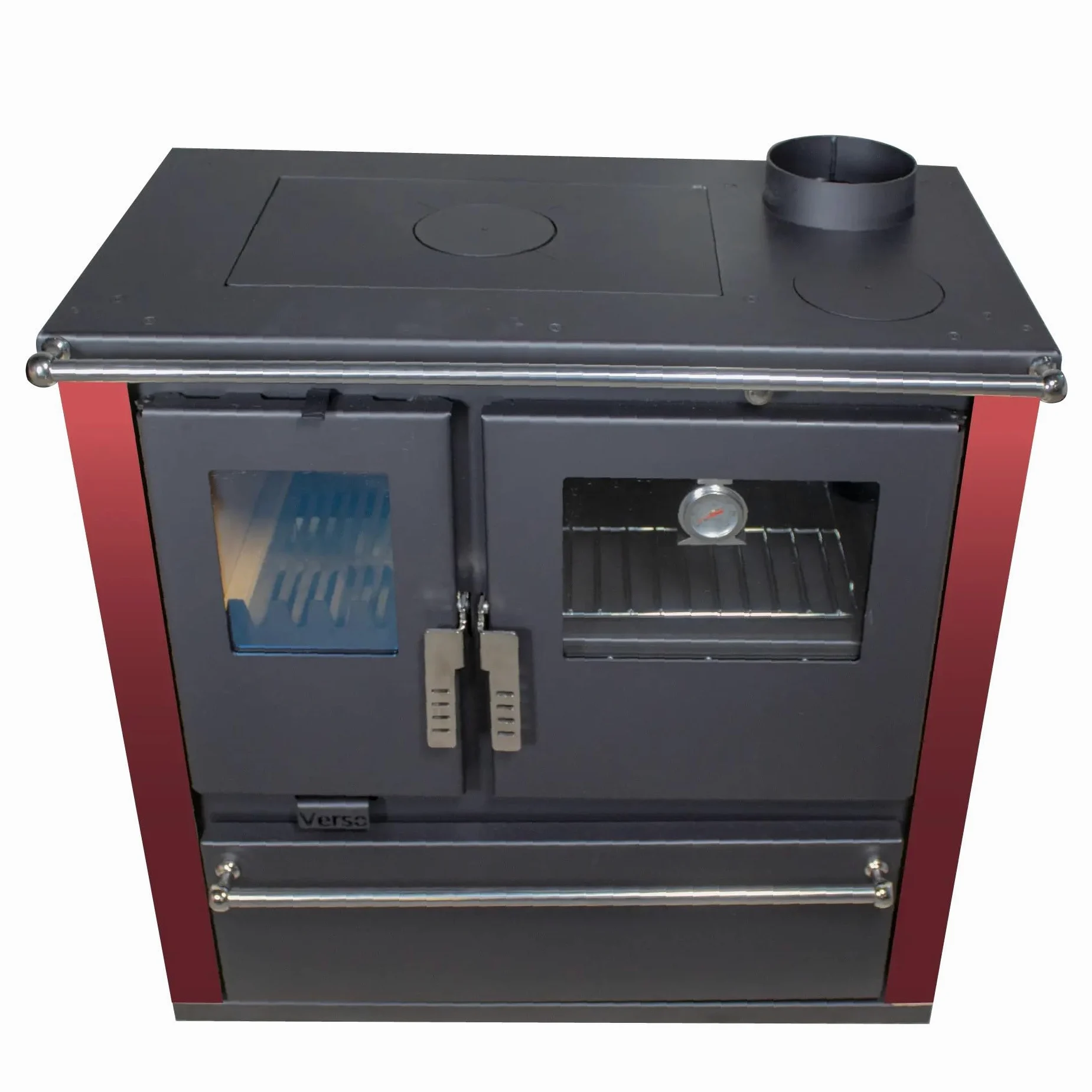 EEK A+ Verso CS Plus Küchenofen Kaminofen Holzherd 7.7 kW - Bordo