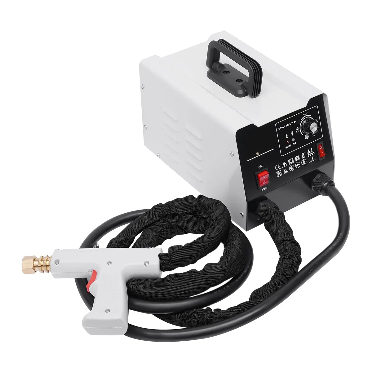 Karosserie Ausbeulspotter, 3500Amp 220V Automatisches Dent Puller Punktschweißgerät kfz Ausbeulreparatur Spotter Professionelle Schweißgerät Multimodal Reparatur Kit für Karosserie-Reparatur
