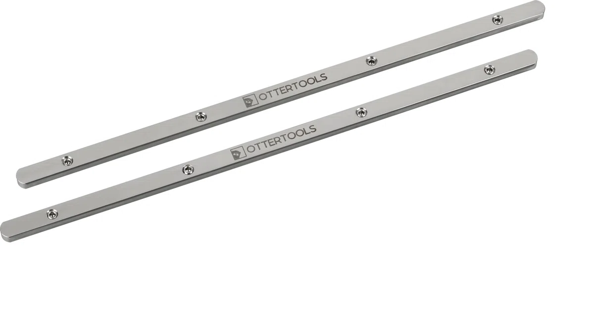 FSV Führungsschienenverbinder 2er Set – Edelstahl, selbstzentrierend durch konische Kanten – Kompatibel mit Makita & Festool – für präzise, versatzfreie Schnitte