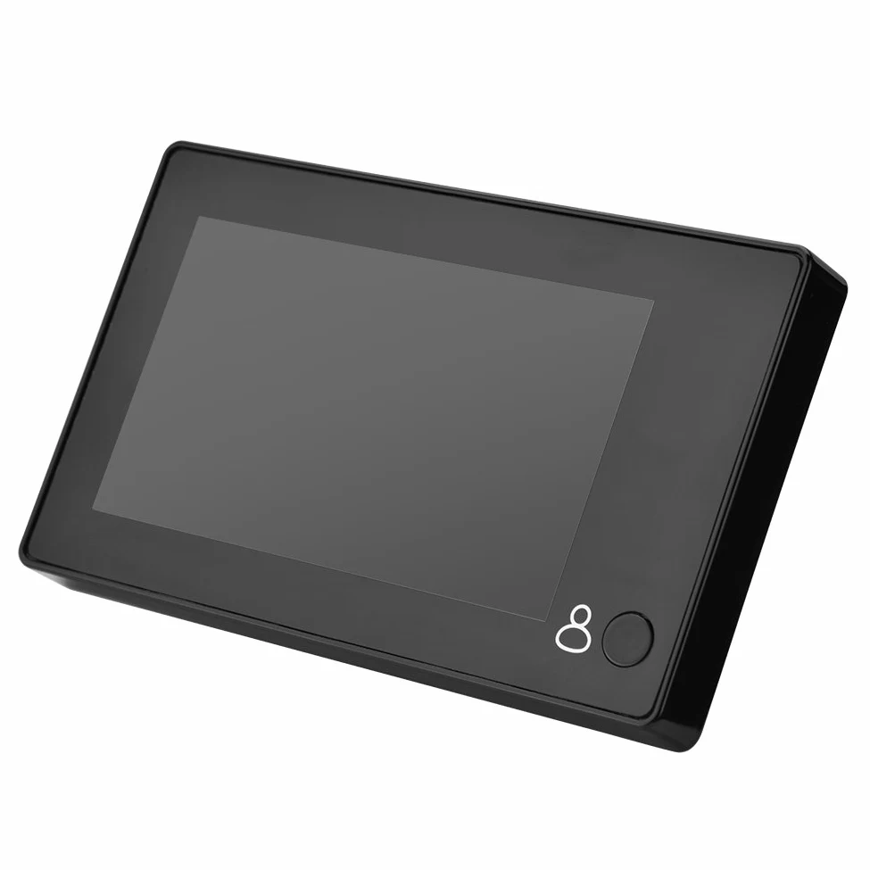 4,3-Zoll-TFT-LCD-Digital-Türspion-Kamera mit Türklingelfunktion, intelligente Videotürklingel mit Kamera für die Sicherheit zu Hause, 145 Grad Weitwinkel, 1800 mAh Lithium-Ionen
