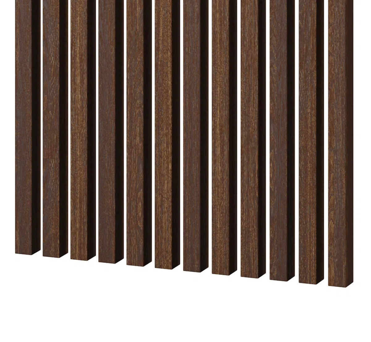 12 Stück Holzstruktur Wandpaneele 240 x 3 cm, Walnuss, Wanddeko Lamellen aus MDF, Wandverkleidung, Paneele Wand Wohnzimmer, Holzpaneele für Wand & Decke