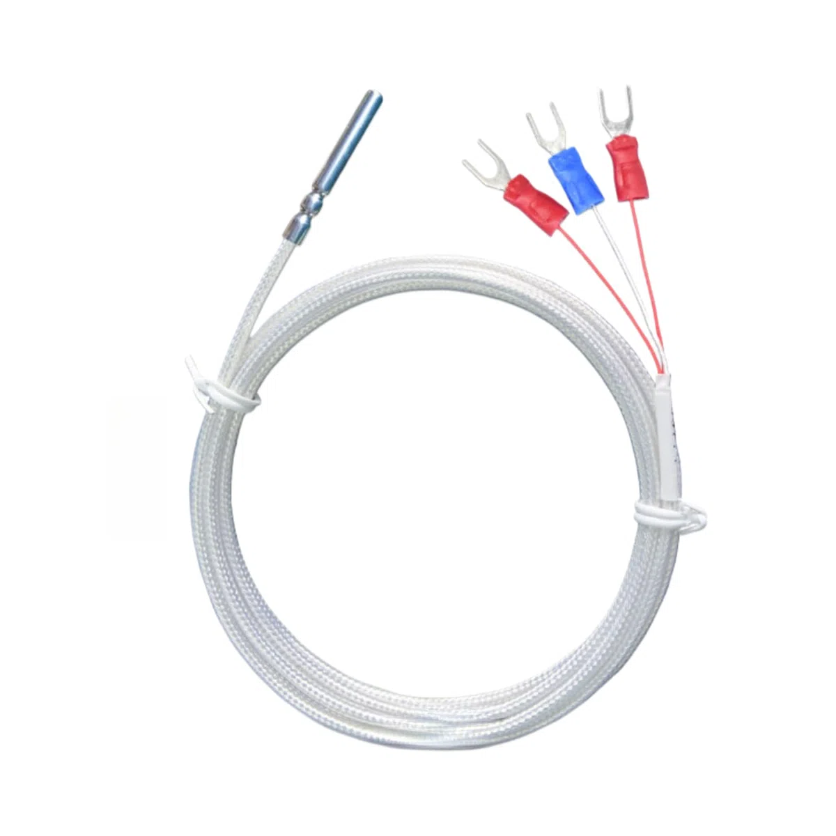 Pt100-Temperatursensor, Pt100-Thermowiderstand, Pt1000-Temperaturfühler, Thermoelement, Pt100-dreiadriges abgeschirmtes Kabel(PT100 Class A 8m Cable)