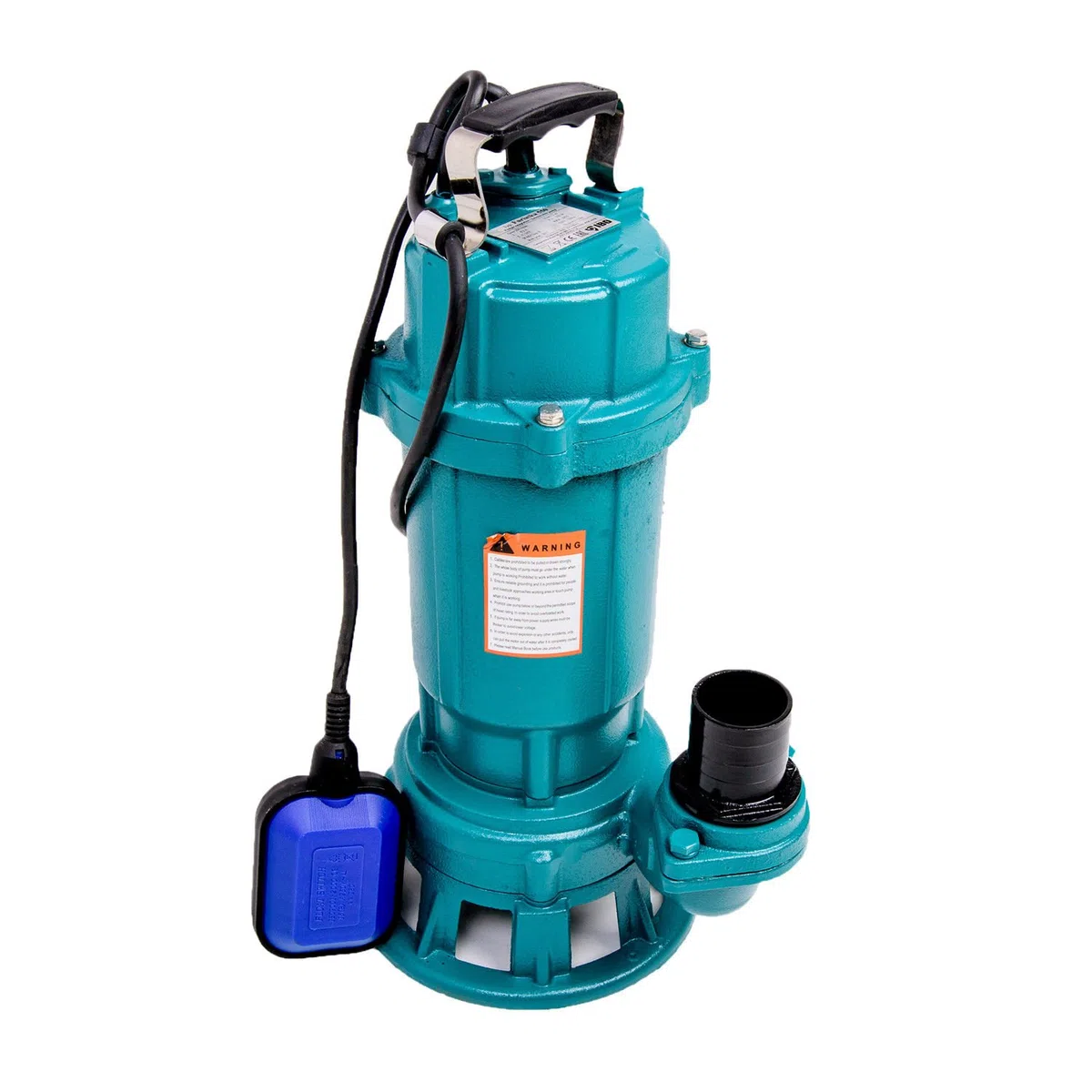 FÄKALIENPUMPE IBO 1500W + 2" KUPPLUNG + 30m SCHLAUCH - SCHMUTZWASSERPE, FÄKALIENPUMPE MIT ZERKLEINERER UND SCHWIMMER1,5 kW Pumpe, Wasserpumpe Tauchpumpe