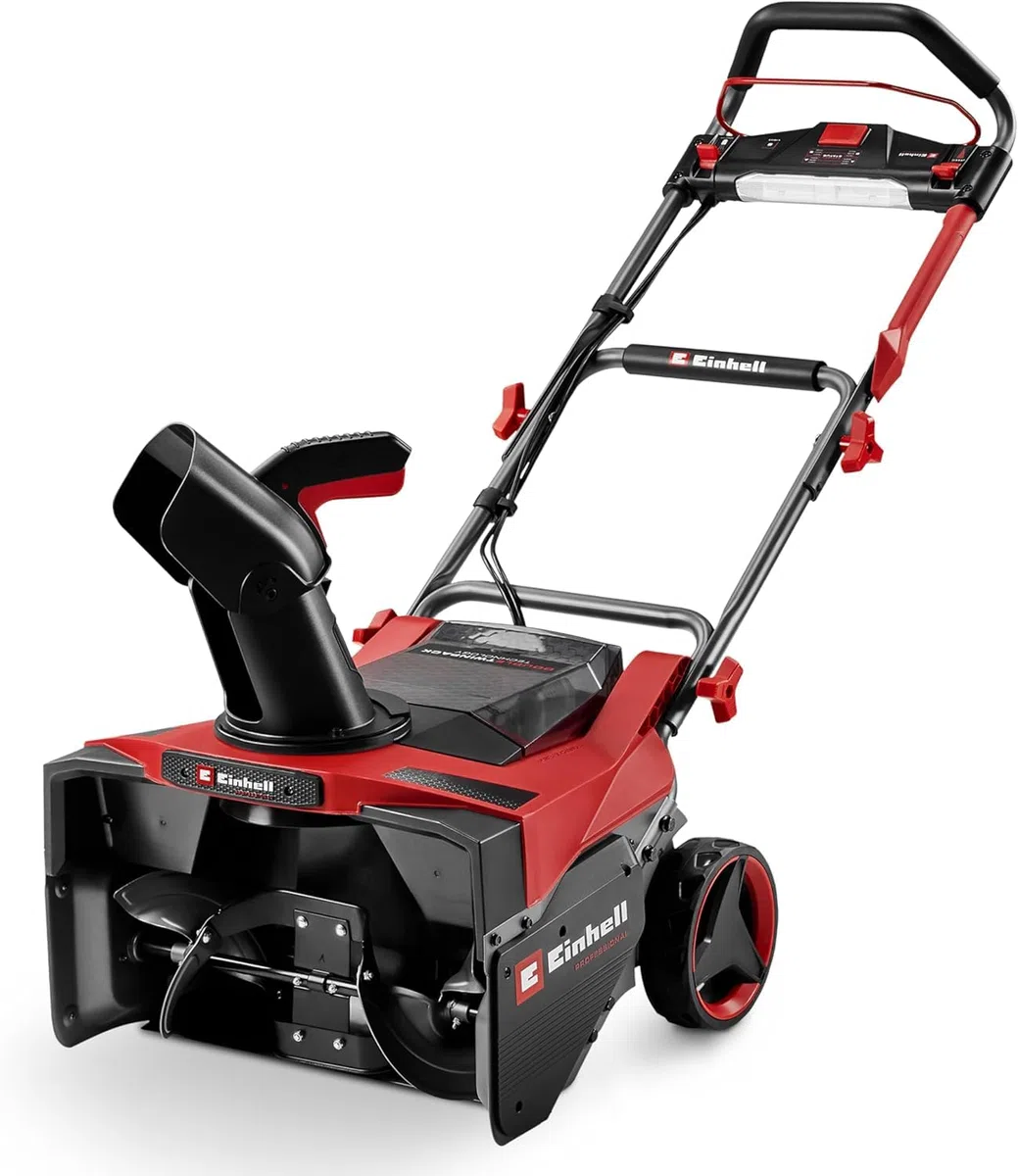 Einhell Professional Akku-Schneefräse GP-ST 36/53 Li E BL-Solo Power X-Change (36 V, Brushless, 53 cm Arbeitsbreite, max. 33 cm Schneehöhe, inkl. Reinigungsspatel, ohne Akku)