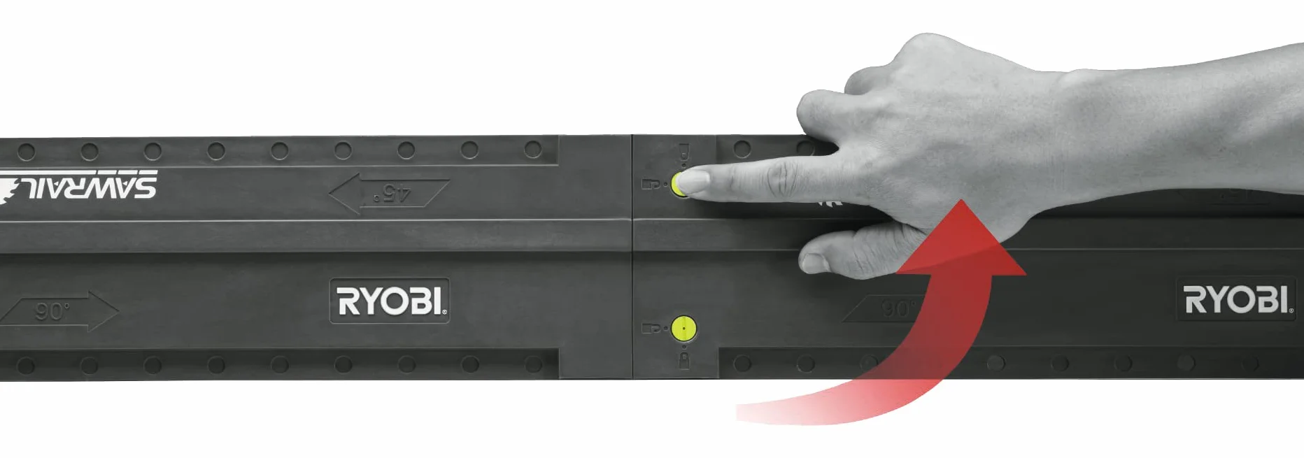 RYOBI Führungsschiene 3-teilig RAK03SR, Gesamtlänge 1220 mm, Passend für RWS1600-K