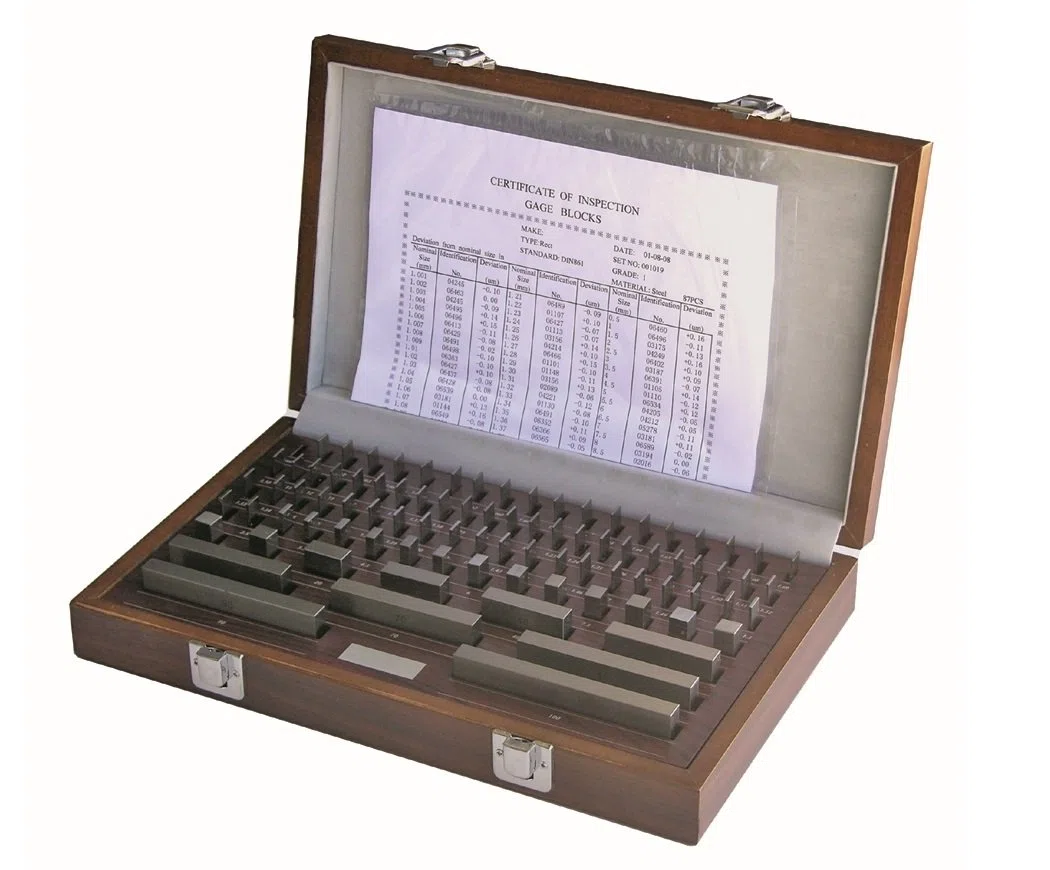 CNC QUALITÄT Parallel- Endmaßkasten 32 teilig Güte 2