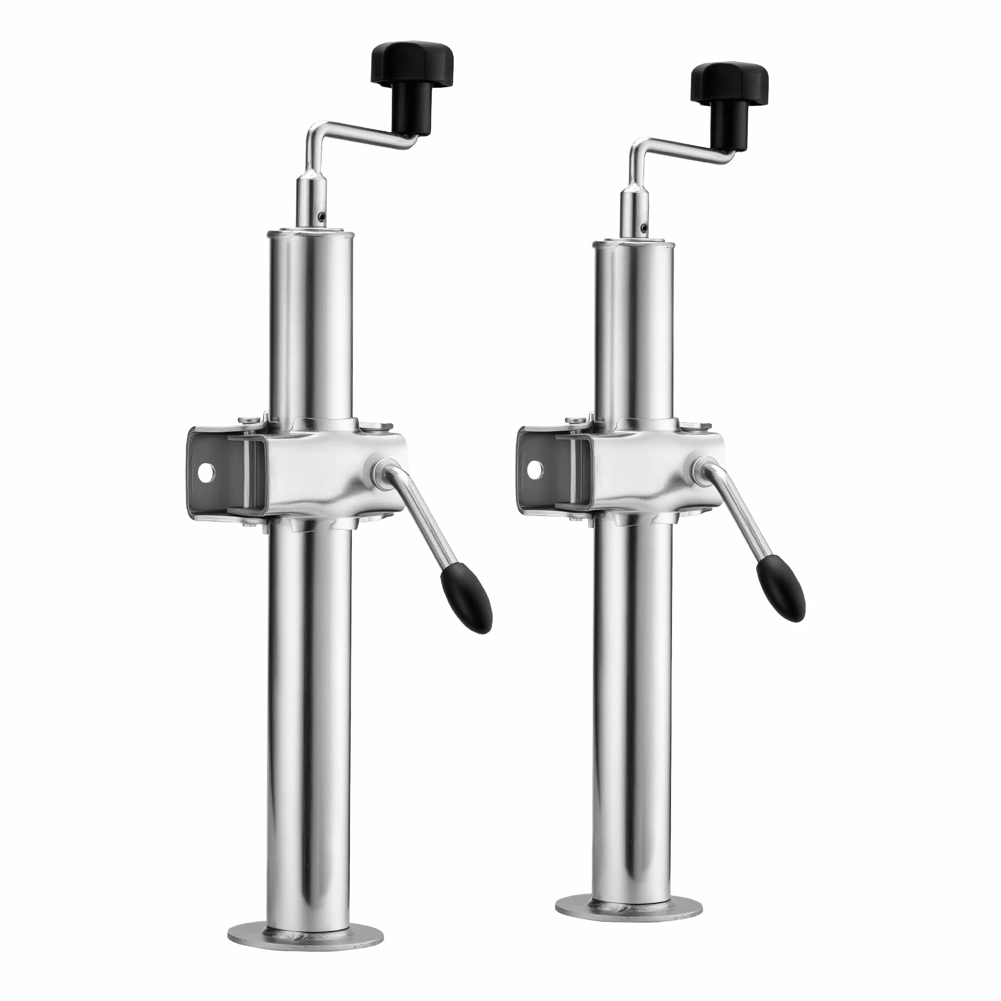 XPOtool Anhängerstütze 2 Stück, höhenverstellbar 510-760 mm, 130 x 90 x 760 mm, Abstellstütze mit 2 Klemmhaltern Ø 48 mm, Anhänger