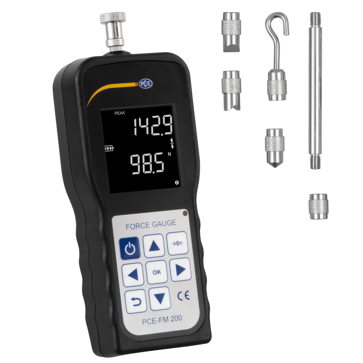 PCE Instruments PCE-FM 200 Dynamometer Werksstandard (ohne Zertifikat)