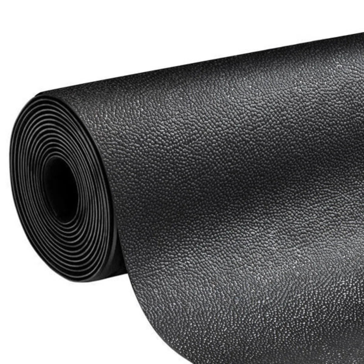 Floordirekt Gummimatte Meterware - Gummiläufer in vielen Strukturen - Antirutschmatte - Bodenbelag (Orange-Peel GW3006, 100x700 cm)