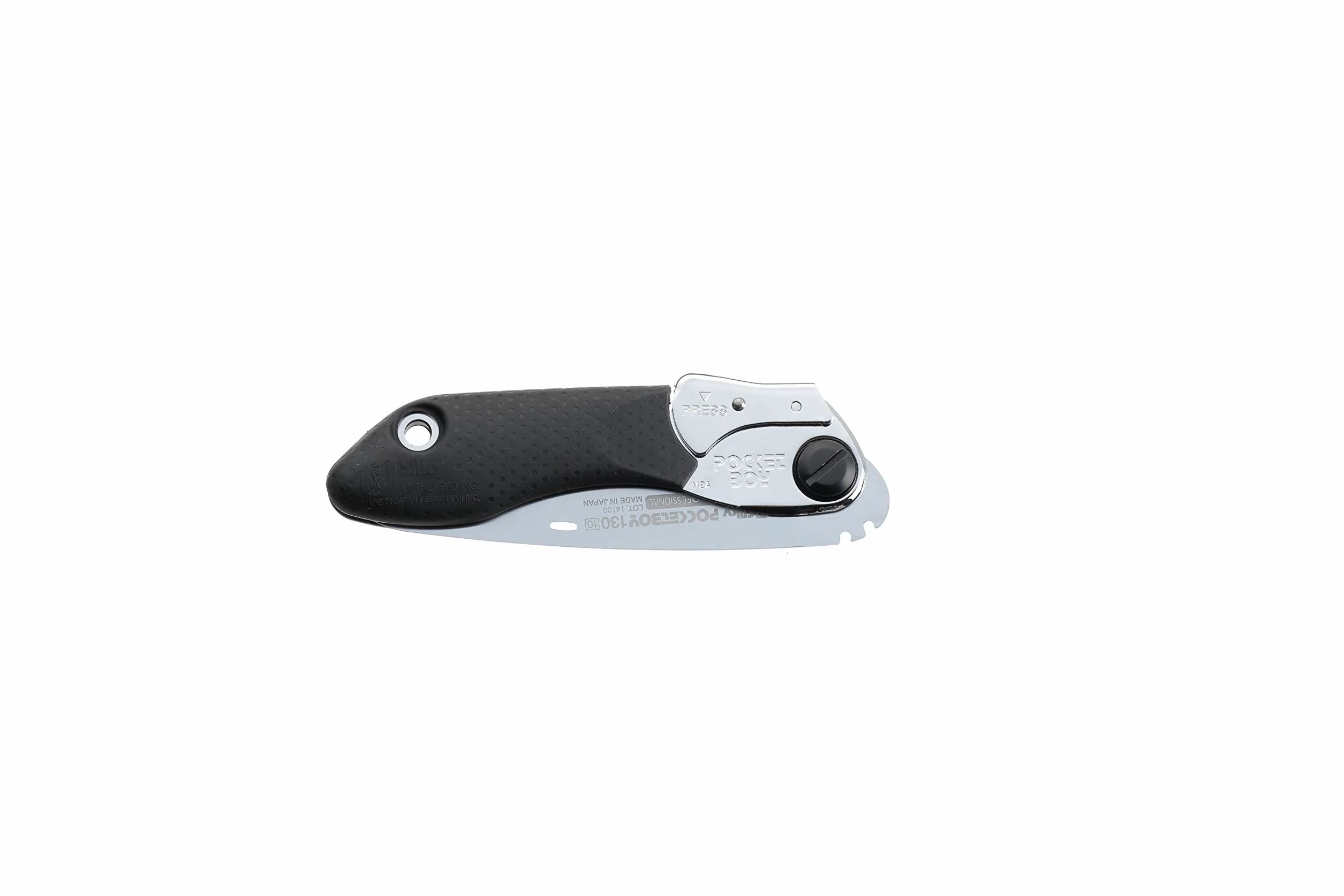 Silky Pocketboy 130 mm Klappsäge 10 ZpZ medium schwarz | Astsäge Gartensäge | Kompakte Silky Pocketboy 130 mm Klappsäge: scharfe Mirai-Me-Verzahnung, SK-4 Stahl, ergonomischer Griff – der Little Giant