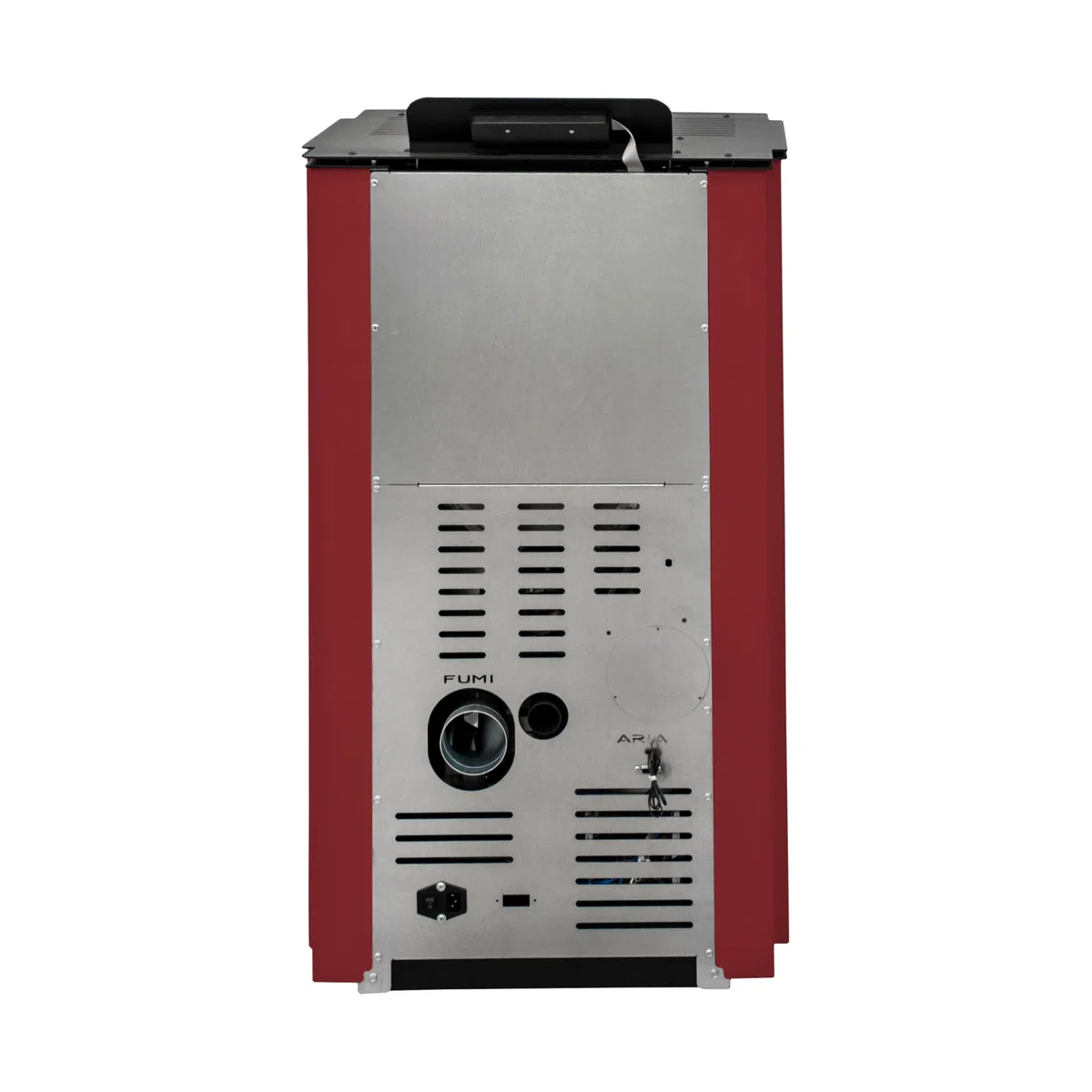 STUFE A PELLET ITALIA Colorado 15 KW | Pelletöfen Effizienz 92% Heizt 140m² Autonomie 15 Std. Programmierbar 5 Geschwindigkeiten und Leistungsstufen 24 Monate Garantie Rot