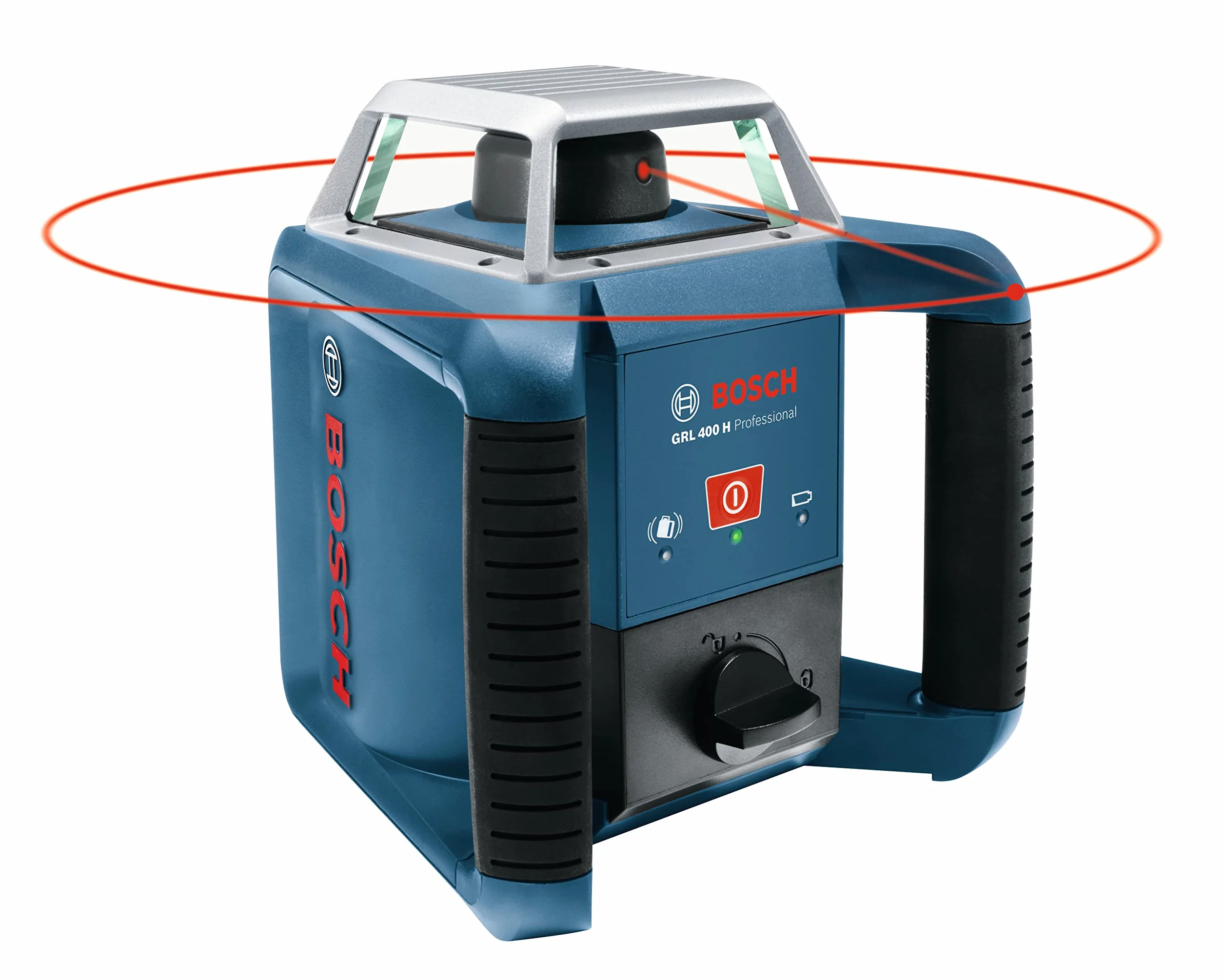 Bosch Professional Rotationslaser GRL 400 H (Ein-Knopf-Bedienfeld, max. Arbeitsbereich: 400 m, in Handwerkerkoffer)
